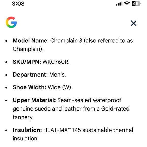 Kamik Men's Champlain 3 Winter Boots HEAT-MX -40 F Pull On Side Zippers 12W - Picture 8 of 15